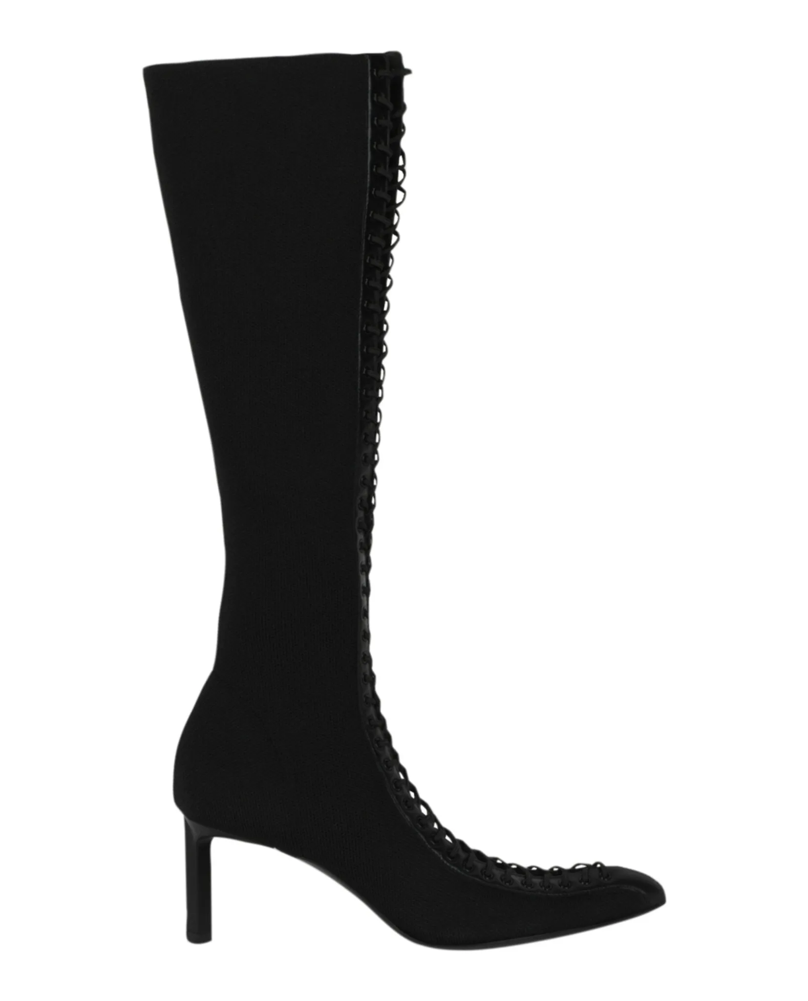 Givenchy Lace-Up Knee-High Knit Boots sold by Zulily