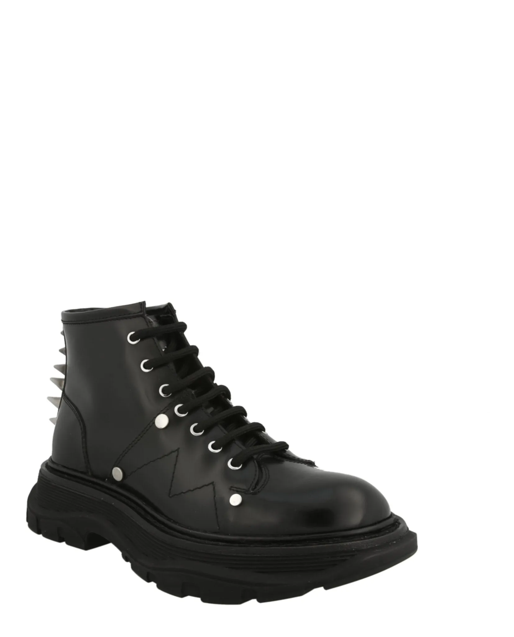 Alexander McQueen Leather Ankle Combat Boots sold by Zulily product image thumbnail 2