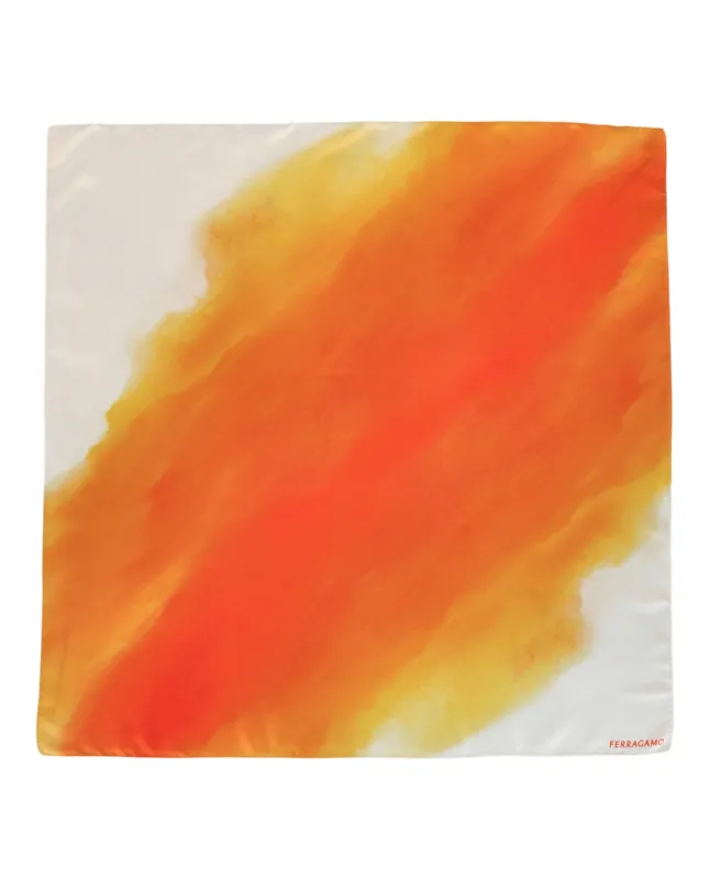 Ferragamo Gradient Tie-Dye Silk Bandeau sold by Zulily