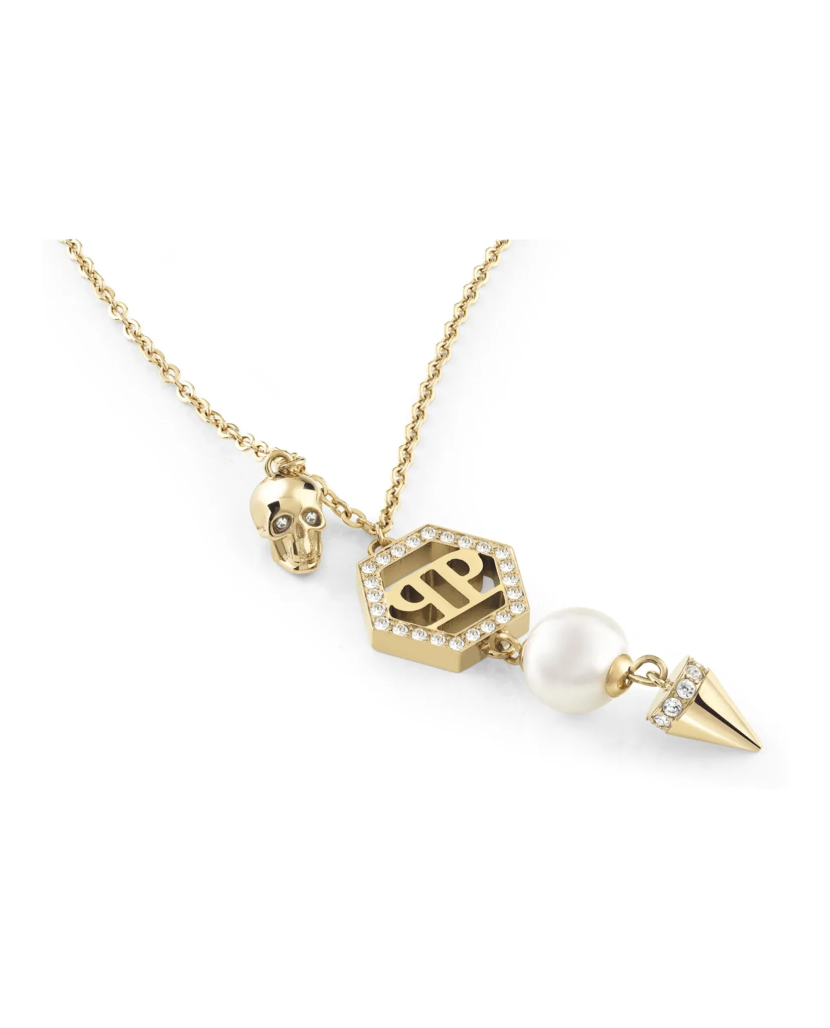 Philipp Plein Rhapsody Crystal Cable Chain Necklace sold by Zulily product image thumbnail 2