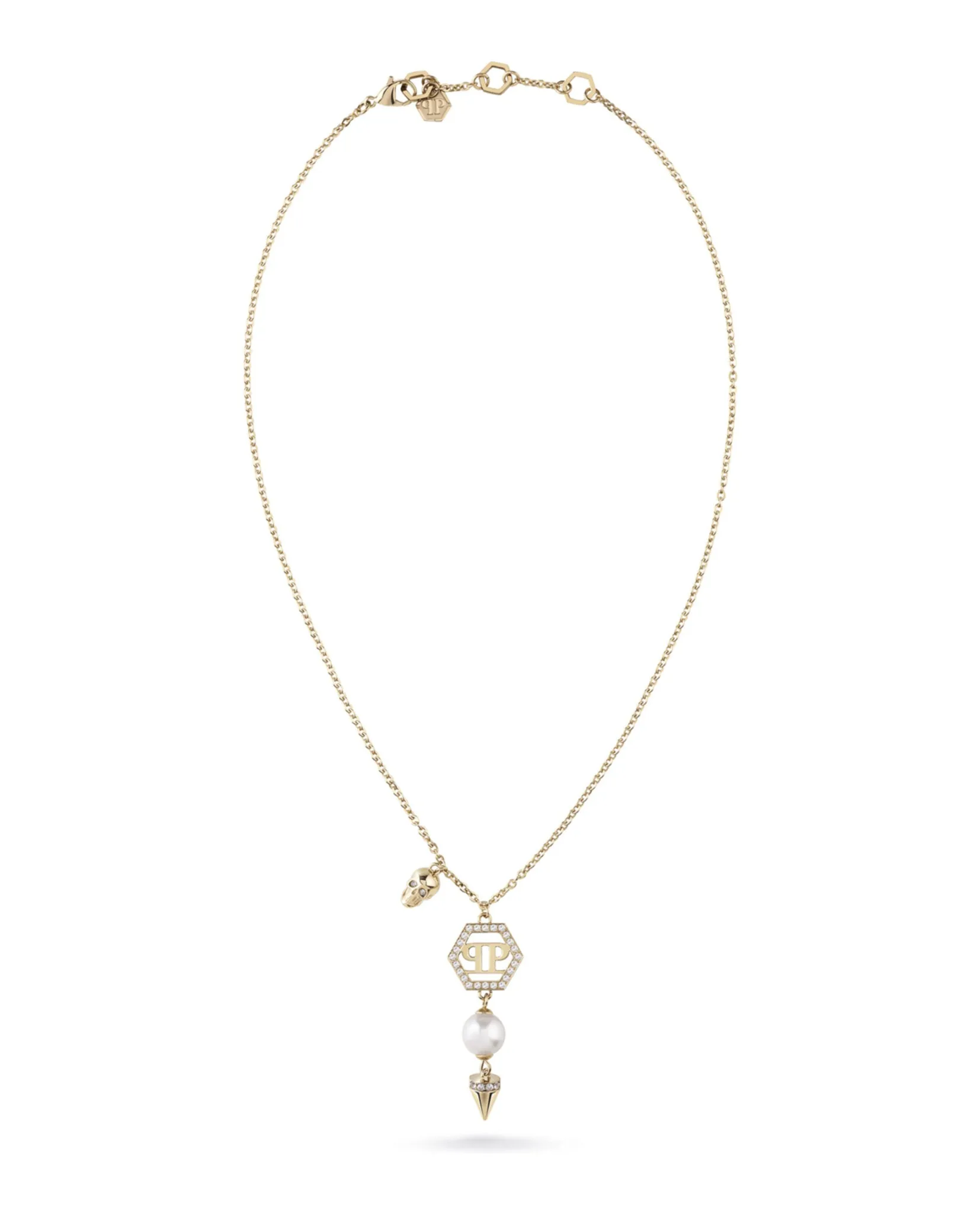 Philipp Plein Rhapsody Crystal Cable Chain Necklace sold by Zulily