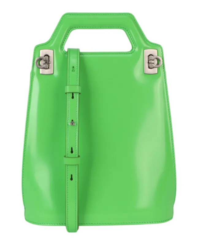 Ferragamo Micro Wanda Patent Leather Shoulder Bag sold by Zulily