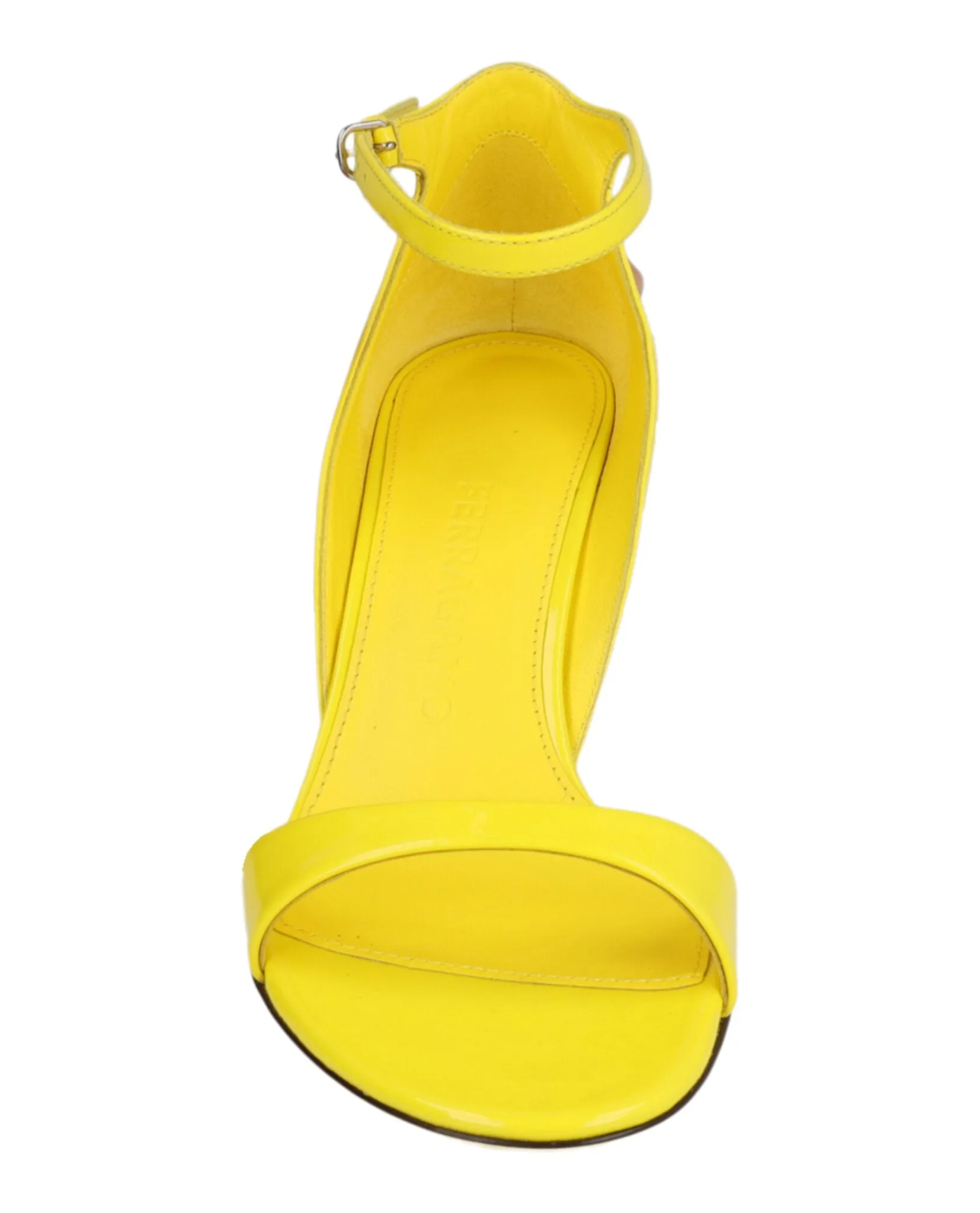 Ferragamo Vidette Patent Leather Wedge Sandals sold by Zulily product image thumbnail 4