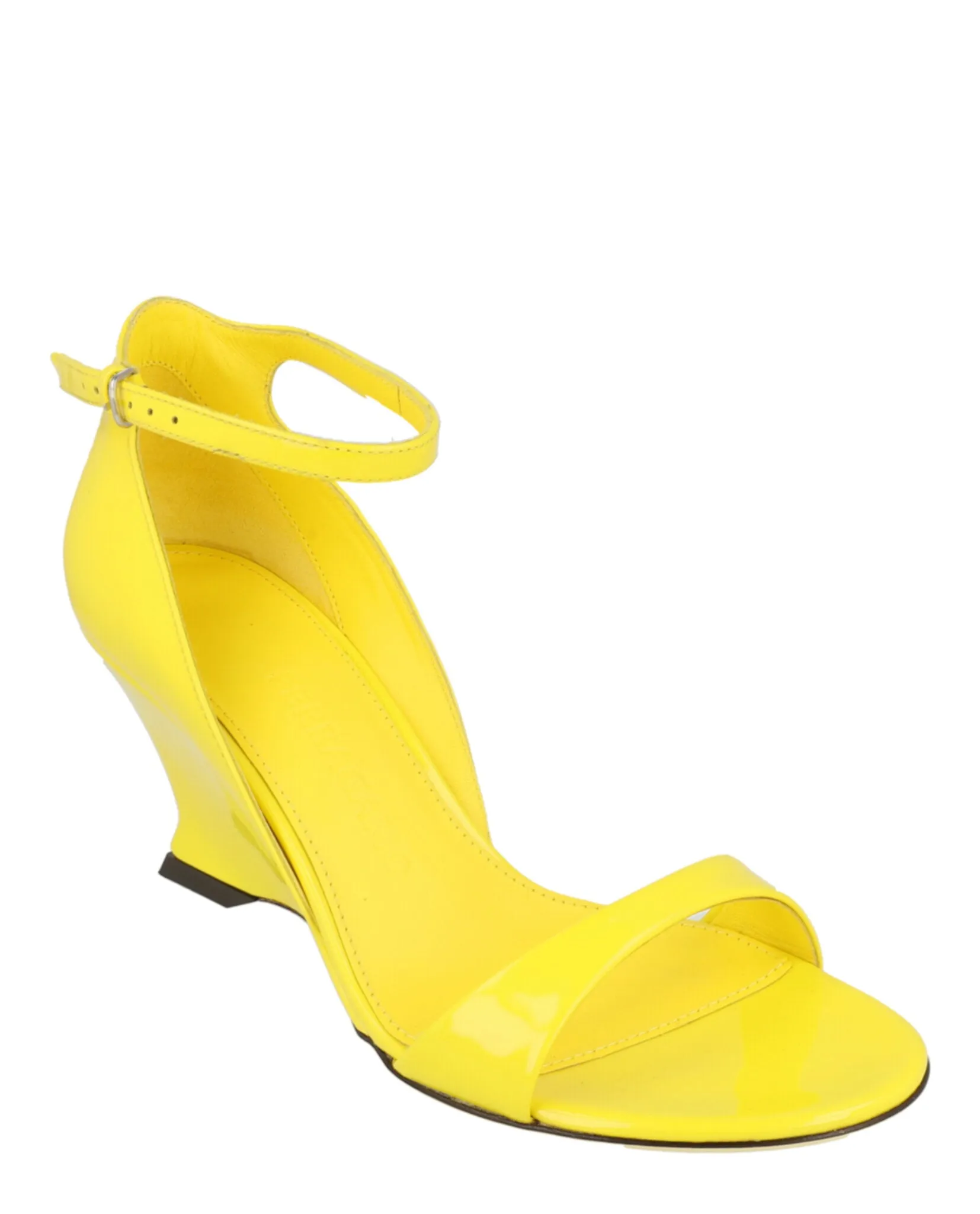 Ferragamo Vidette Patent Leather Wedge Sandals sold by Zulily product image thumbnail 2