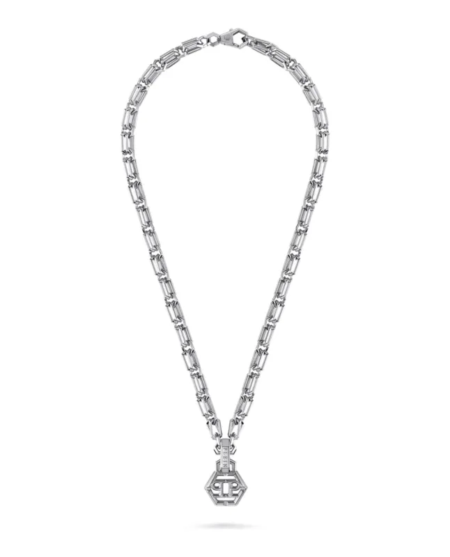 Philipp Plein Plein Icon Chain Necklace sold by Zulily
