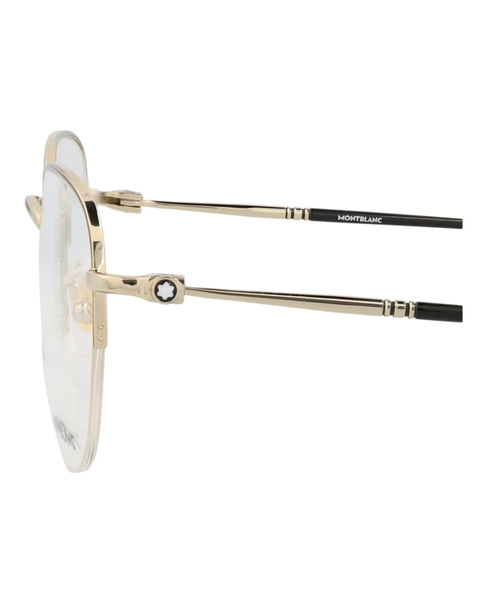 Montblanc Round-Frame Metal Optical Frames sold by Zulily product image thumbnail 4