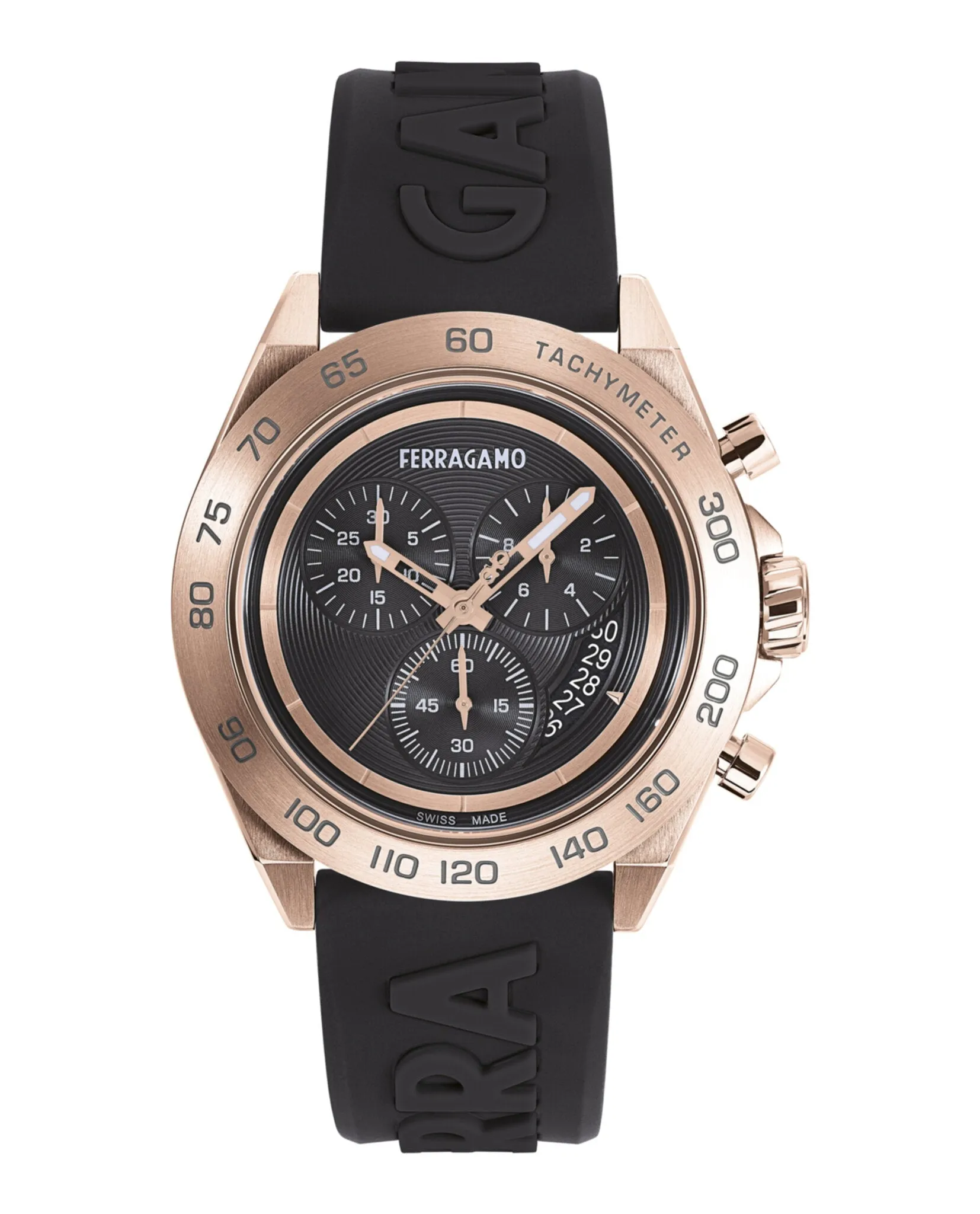 Ferragamo Urban Chrono Silicone Watch sold by Zulily