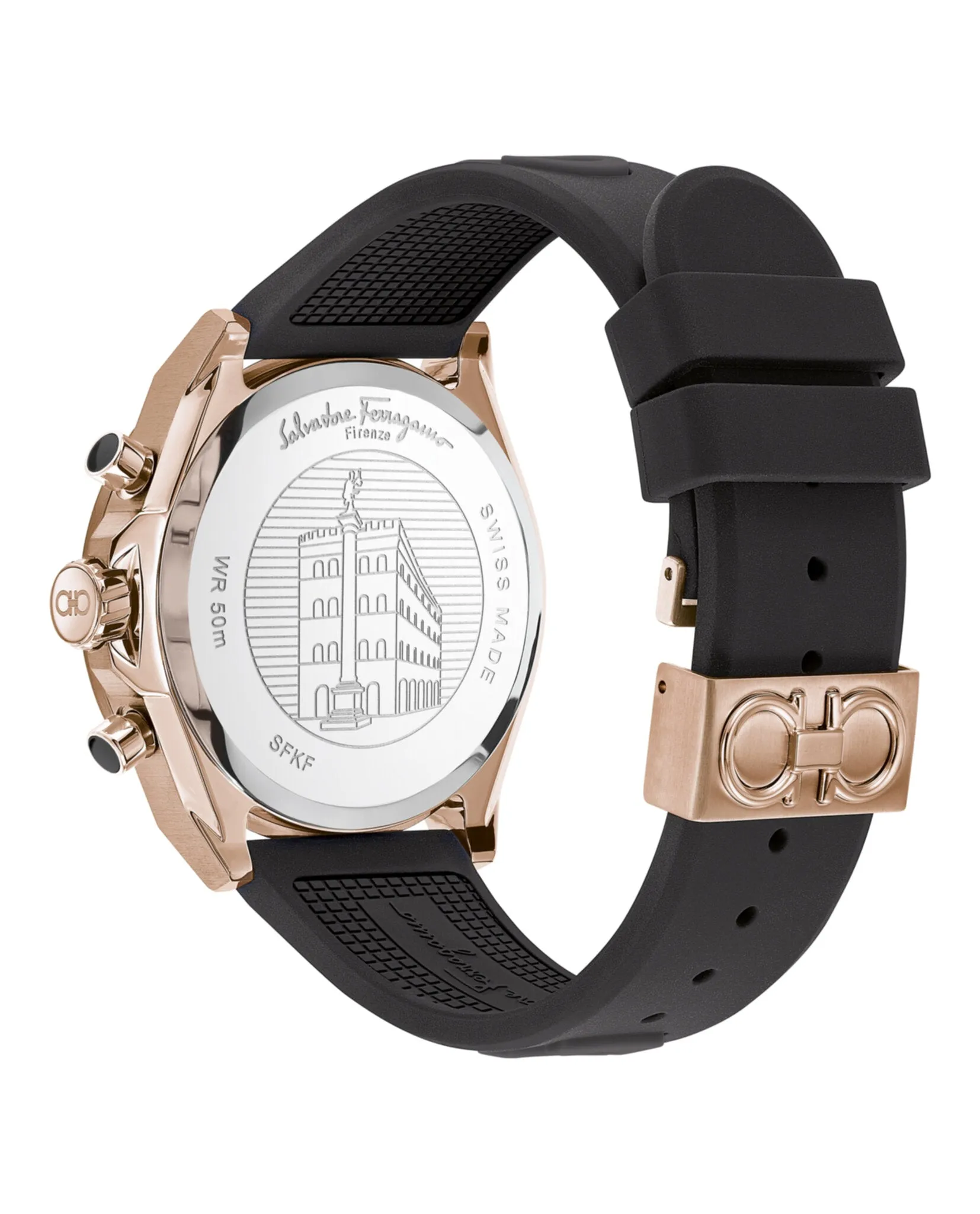 Ferragamo Urban Chrono Silicone Watch sold by Zulily product image thumbnail 3