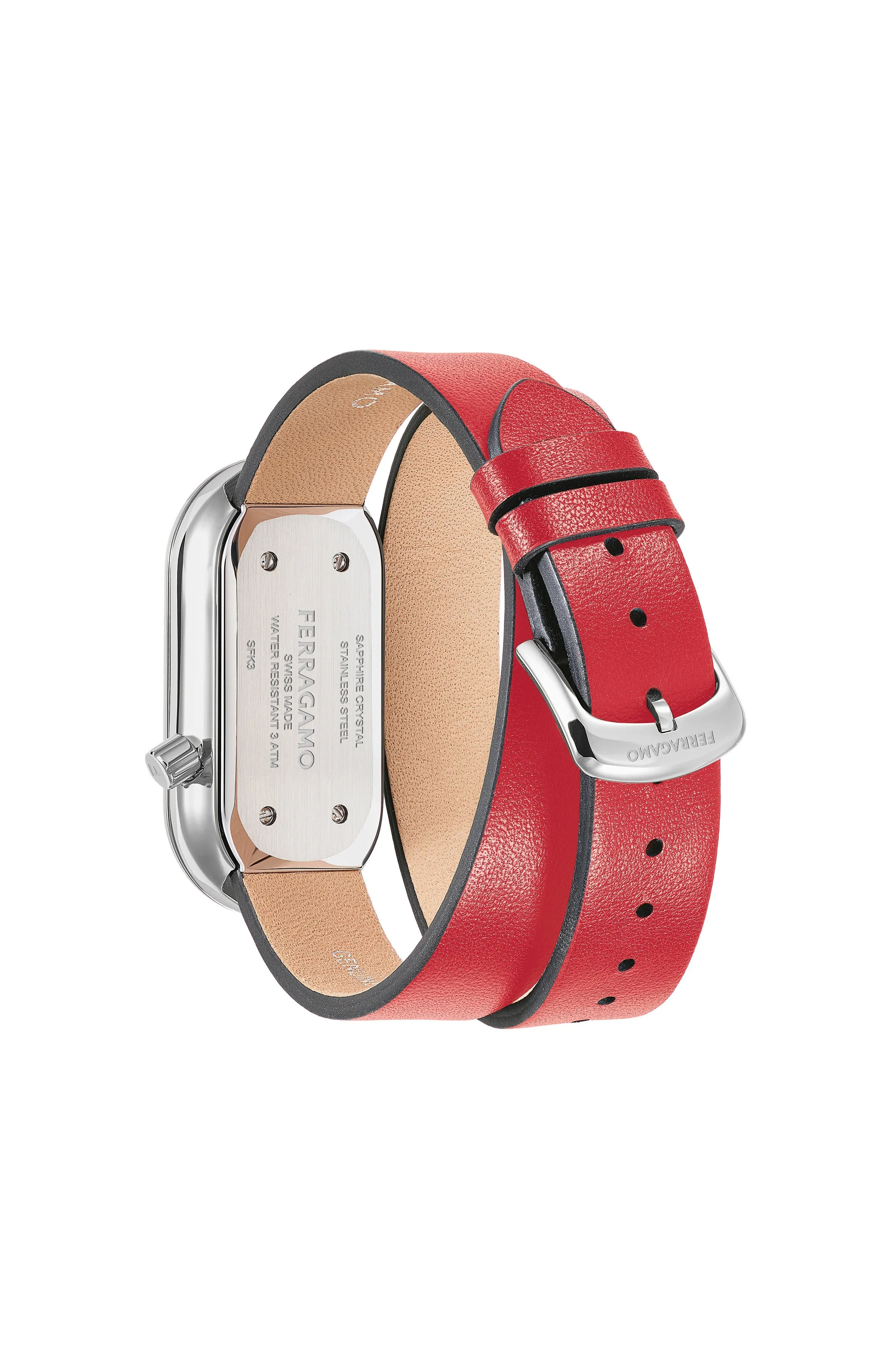 Ferragamo Curve Leather Watch sold by Zulily product image thumbnail 3