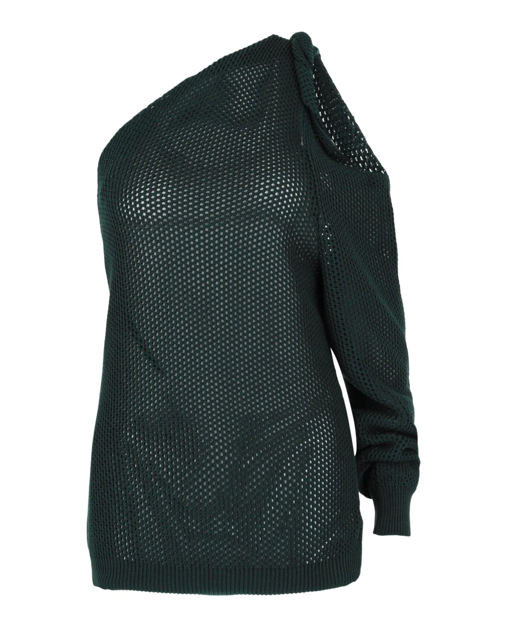 Givenchy One-Shoulder Woven Knit Top sold by Zulily