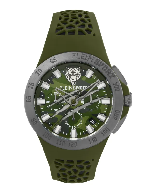 Plein Sport Thunderstorm Chrono Silicone Watch sold by Zulily