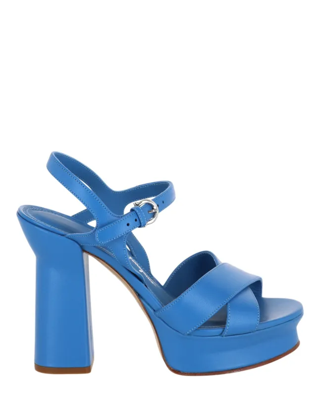 Ferragamo Sonya Platform Heel Sandals sold by Zulily