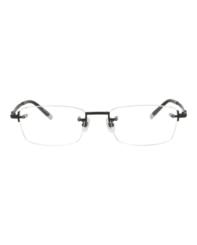 Montblanc Square-Frame Titanium Optical Frames made by Mont Blanc