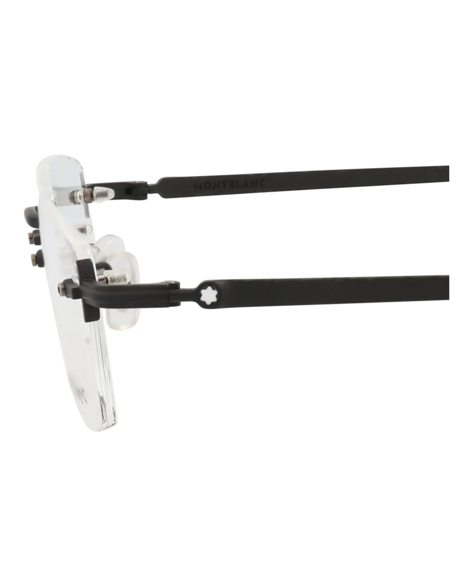 Montblanc Square-Frame Titanium Optical Frames sold by Zulily product image thumbnail 4