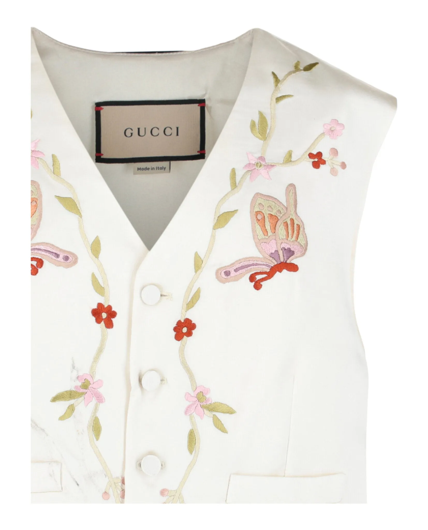Gucci Butterfly Embroidered Vest sold by Zulily product image thumbnail 3
