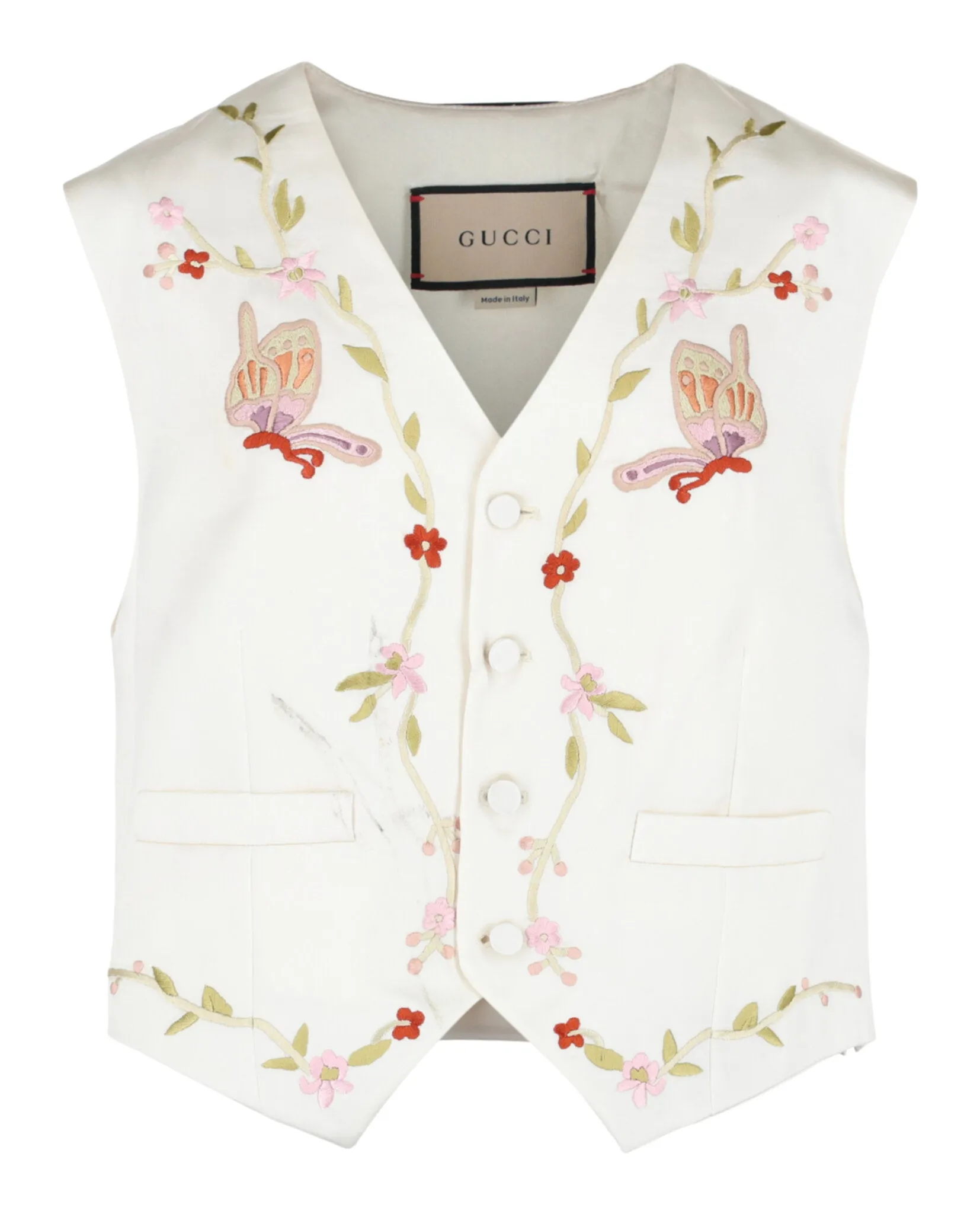 Gucci Butterfly Embroidered Vest sold by Zulily