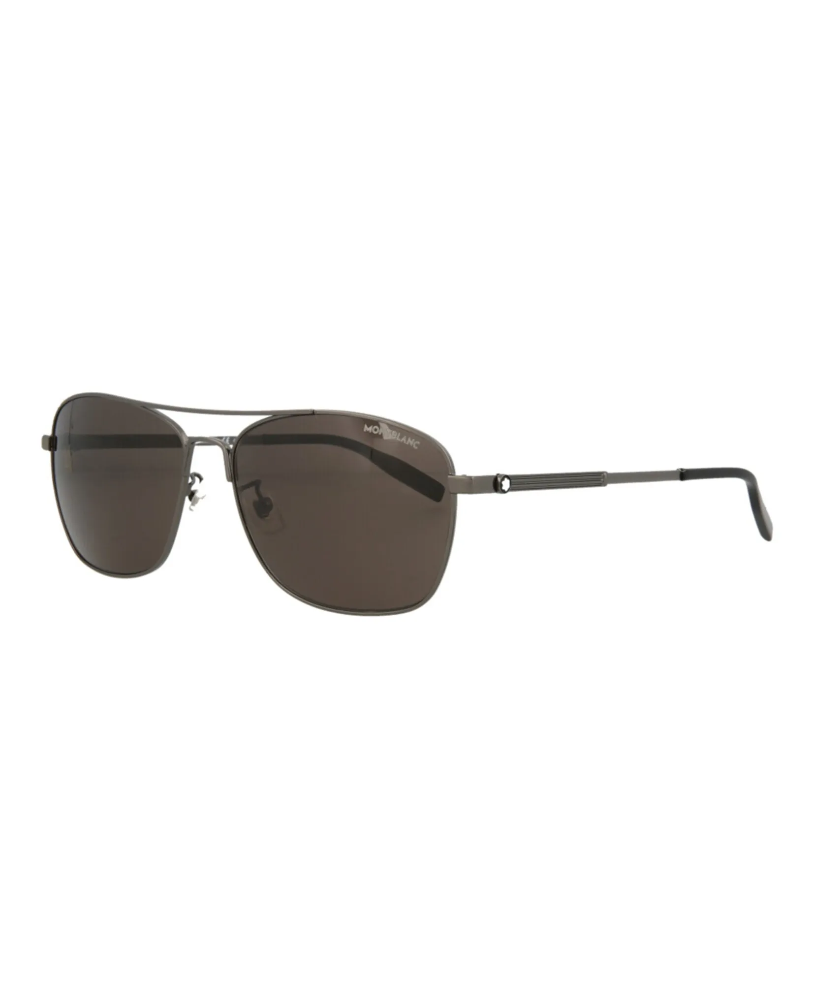 Montblanc Aviator-Frame Metal Sunglasses sold by Zulily product image thumbnail 2