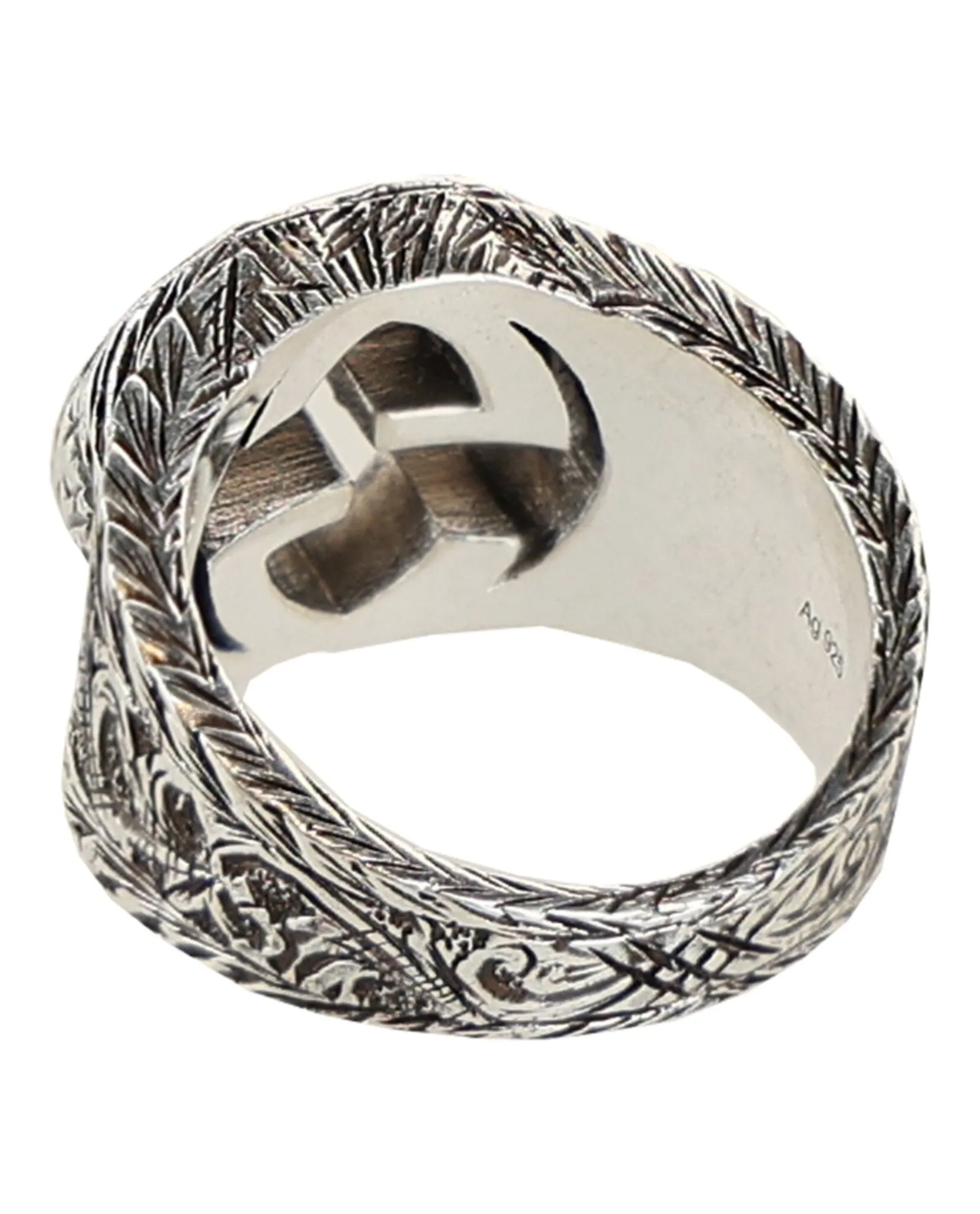 Gucci Interlocking G Paisley Silver Ring sold by Zulily product image thumbnail 2