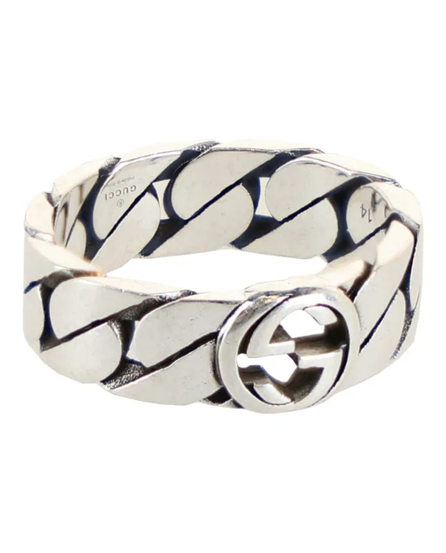Gucci Interlocking G Chain-Link Ring sold by Zulily