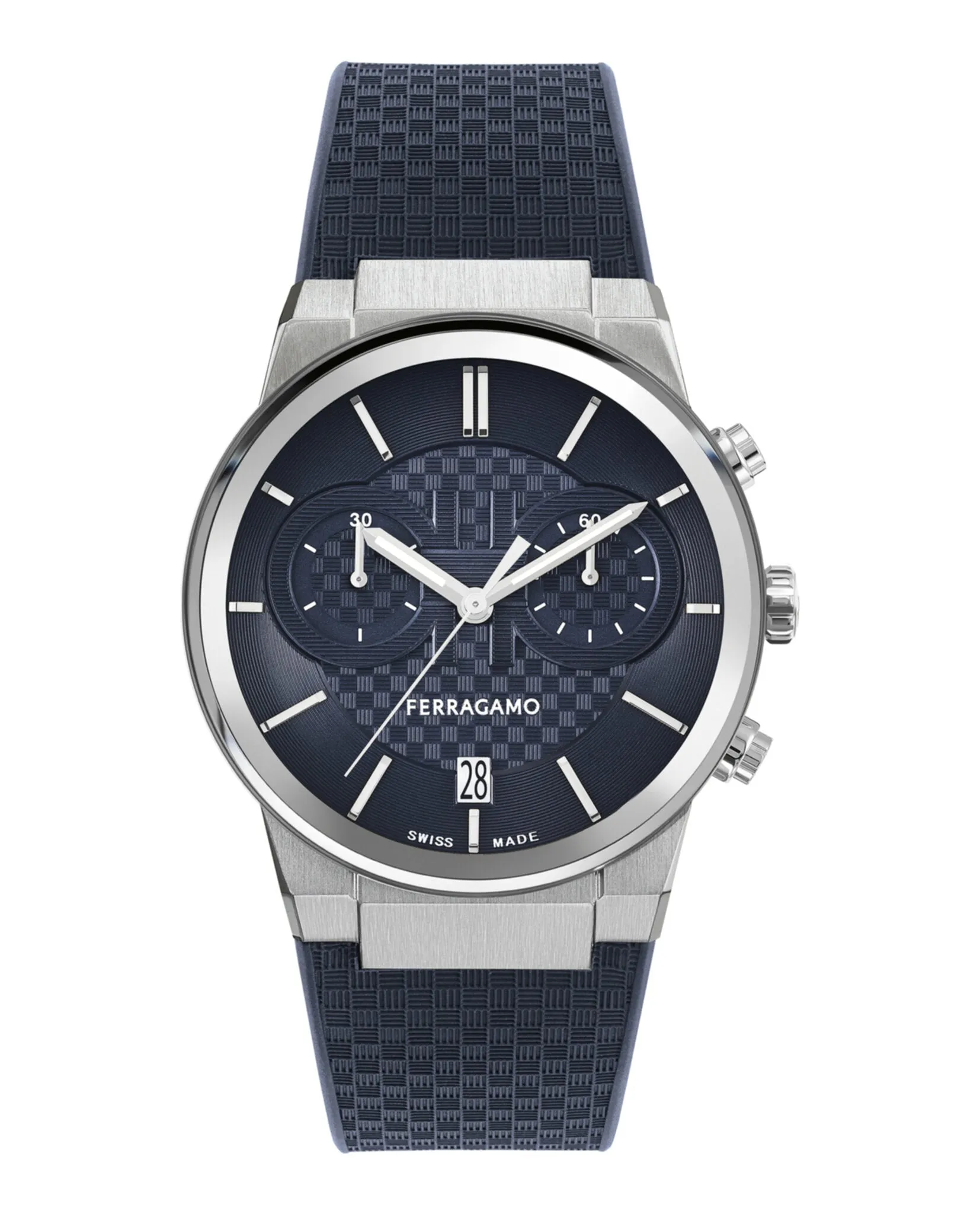 Ferragamo Sapphire Chrono Silicone Watch sold by Zulily