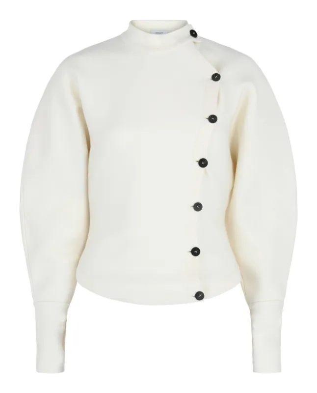 Ferragamo Asymmetrical Buttoned Cardigan sold by Zulily