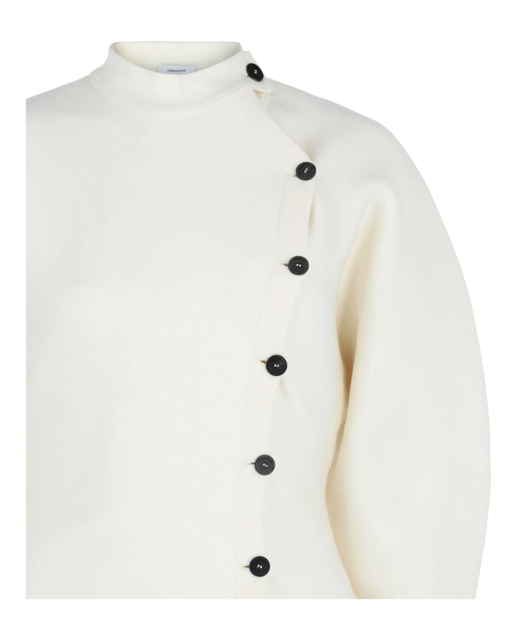 Ferragamo Asymmetrical Buttoned Cardigan sold by Zulily product image thumbnail 3