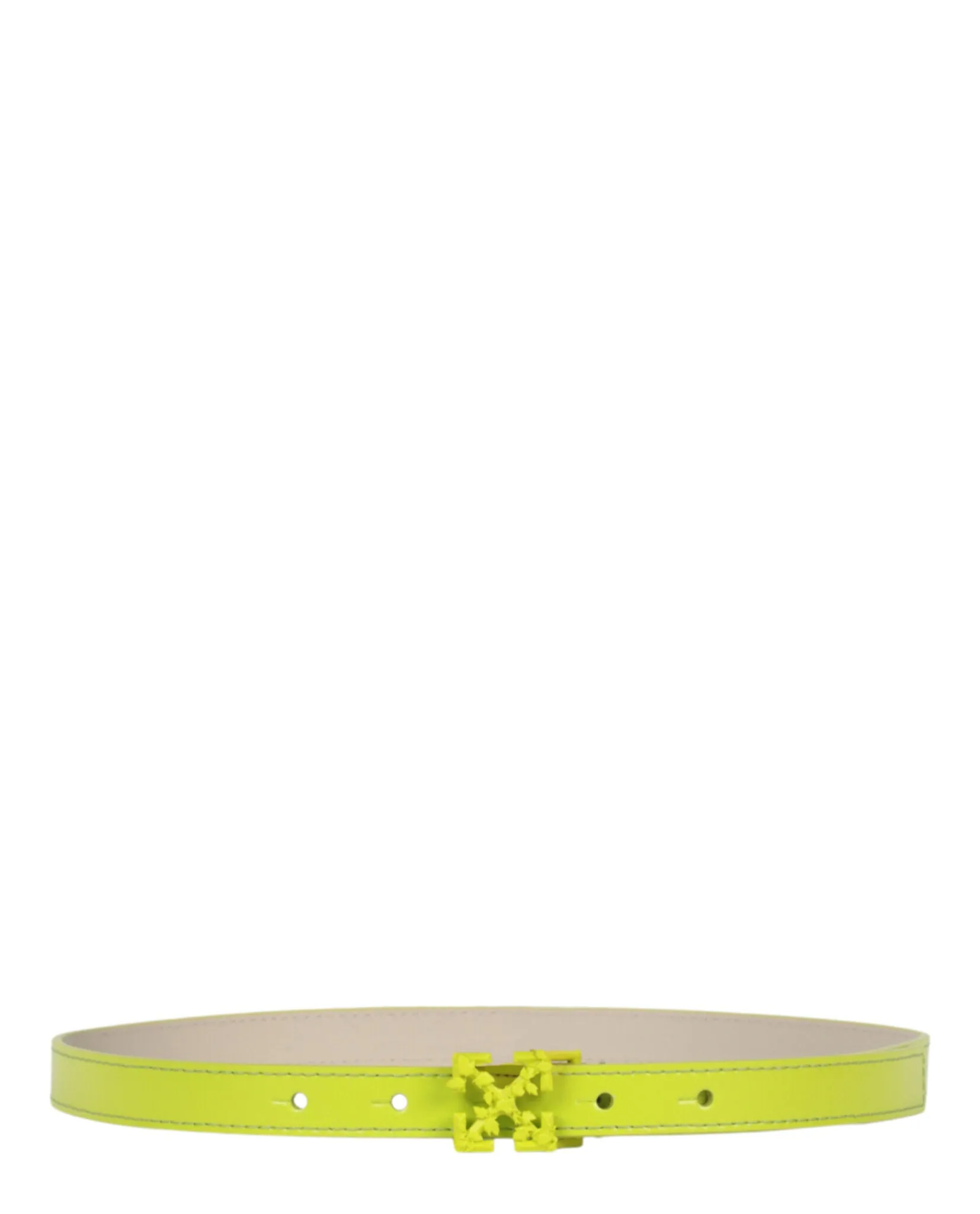 Off-White Leather Arrows Belt sold by Zulily