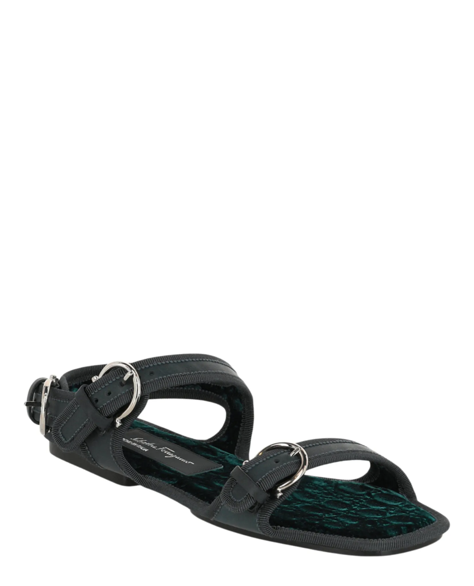 Ferragamo Anteo Gancini Buckle Sandals sold by Zulily product image thumbnail 2