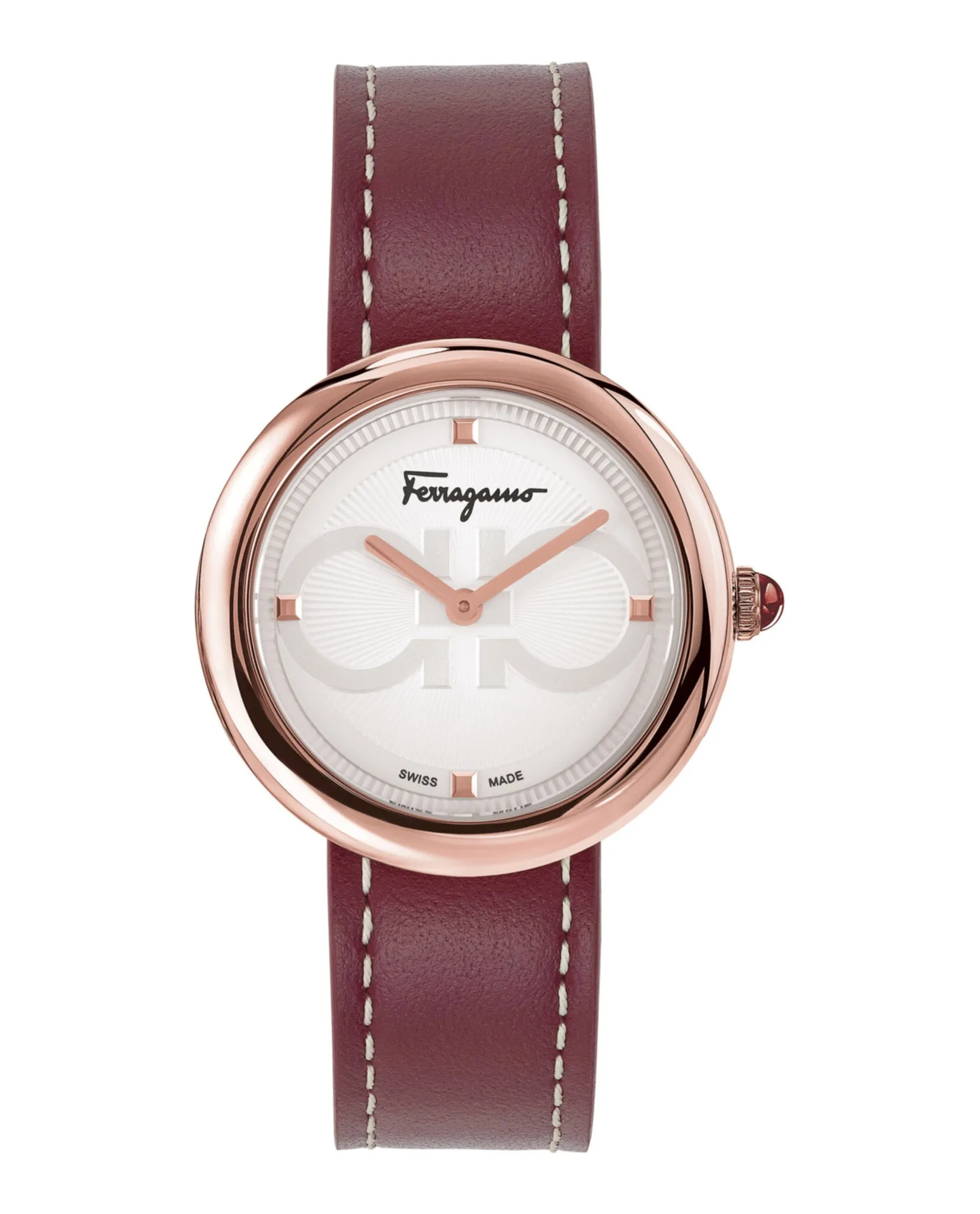 Ferragamo Chic Leather Watch sold by Zulily