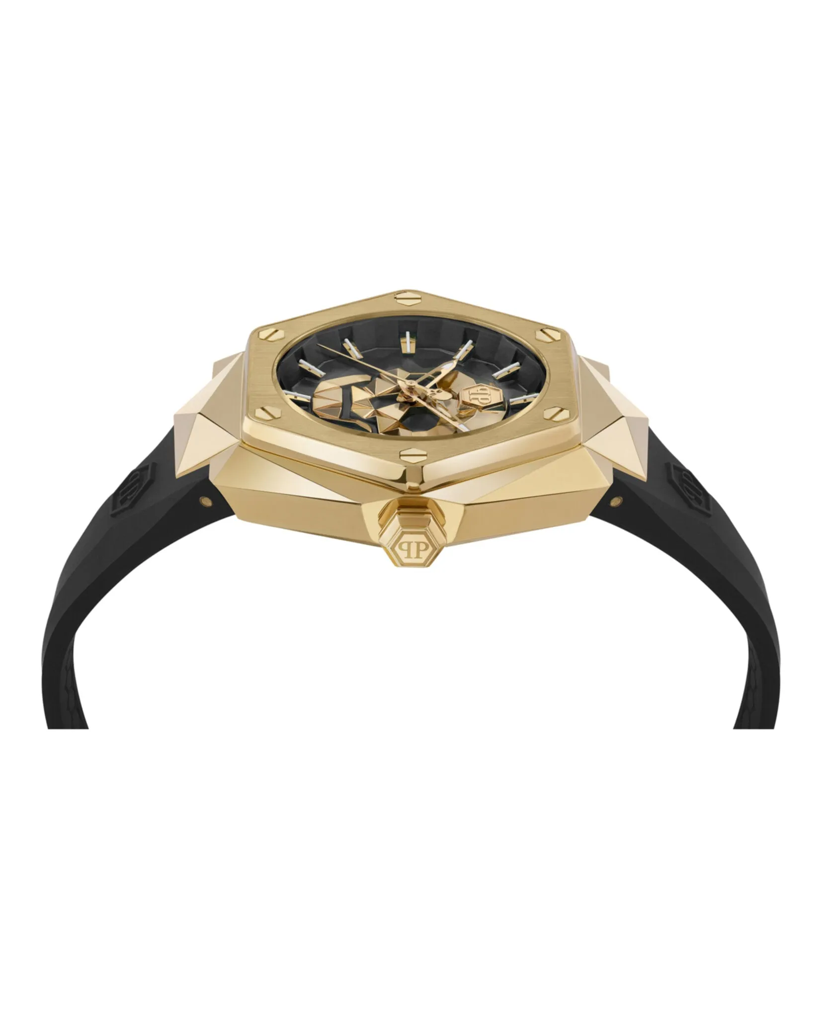 Philipp Plein The $kull Spikes Silicone Watch sold by Zulily product image thumbnail 2