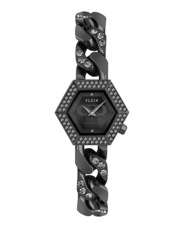 Philipp Plein The Hexagon Groumette Crystal Watch sold by Zulily