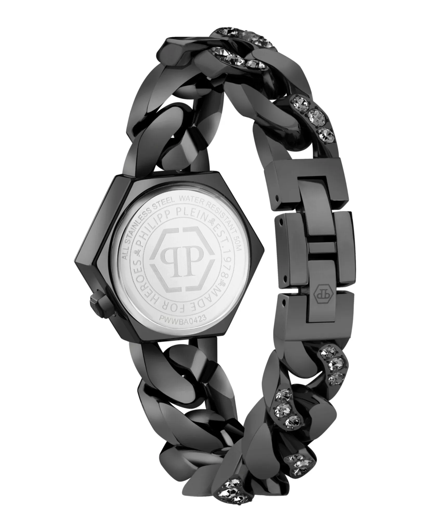 Philipp Plein The Hexagon Groumette Crystal Watch sold by Zulily product image thumbnail 3