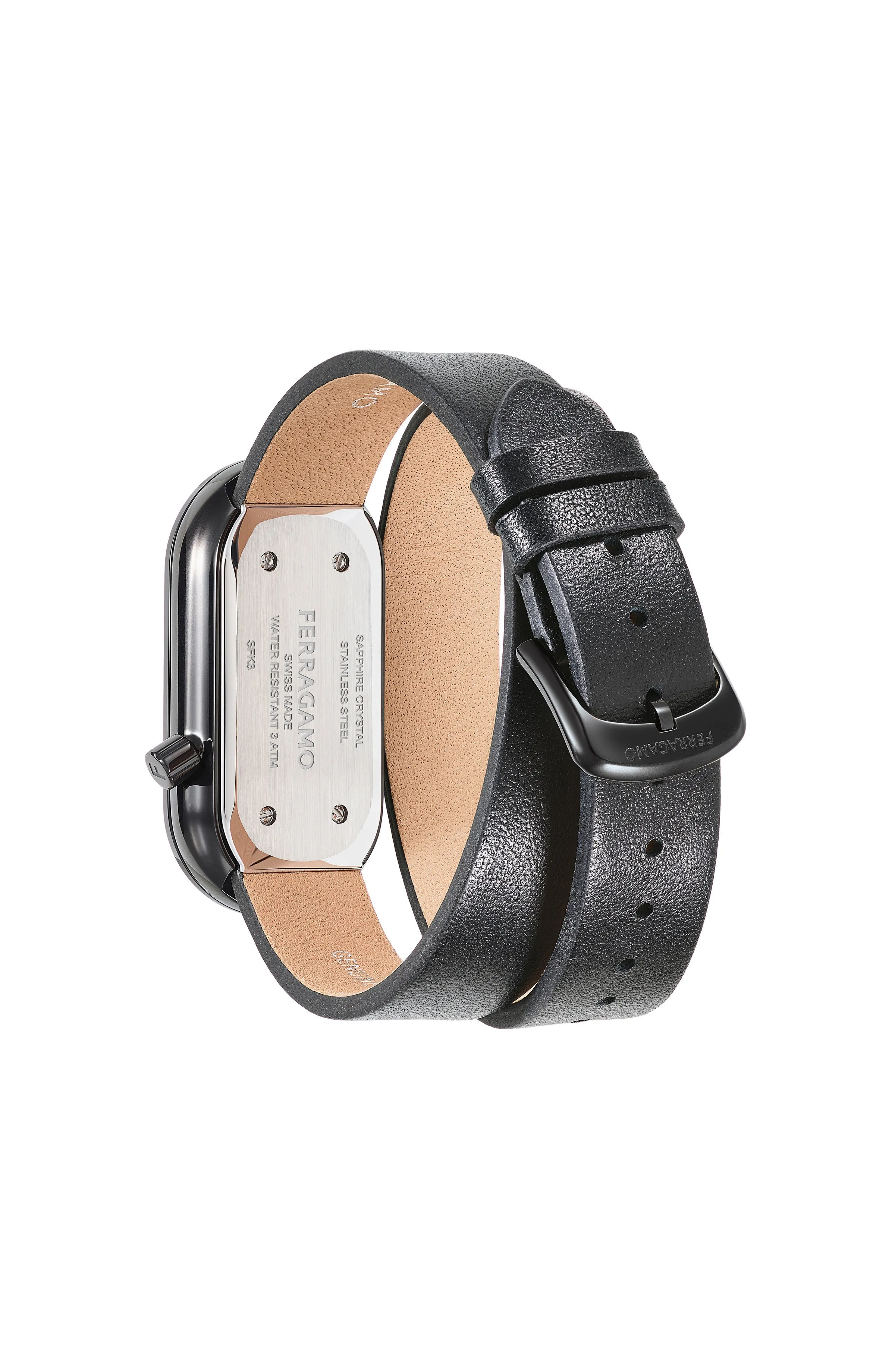 Ferragamo Curve Leather Watch sold by Zulily product image thumbnail 3