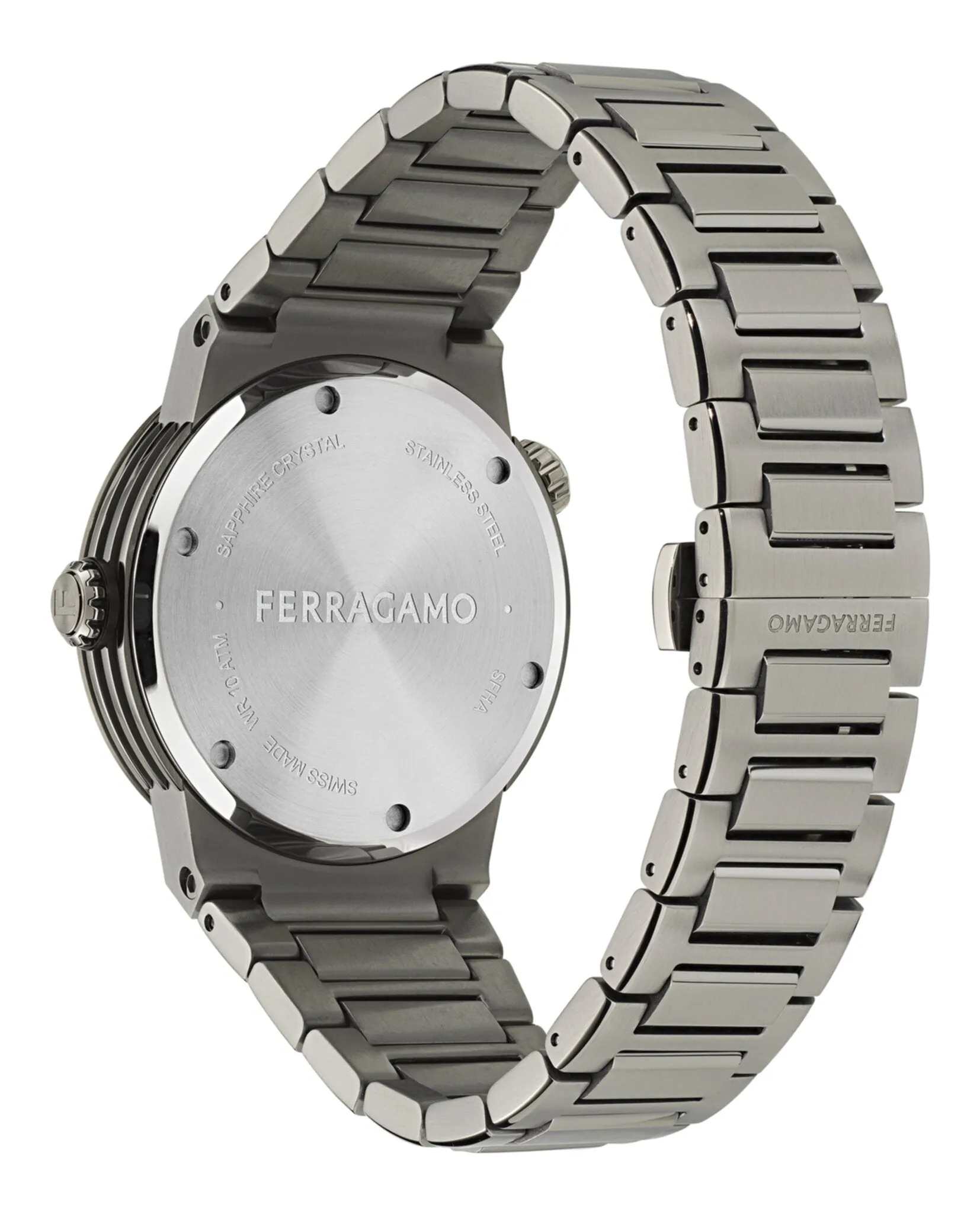 Ferragamo F-80 GMT Worldtime Bracelet Watch sold by Zulily product image thumbnail 3