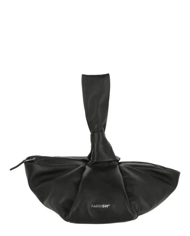 AMBUSH Twist Top Leather Clutch sold by Zulily