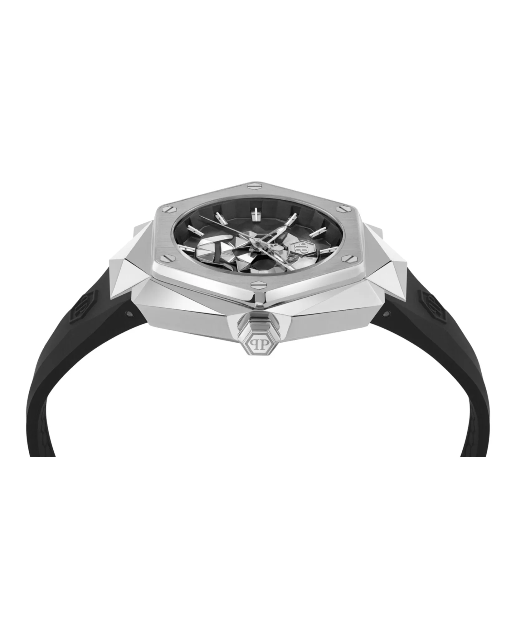 Philipp Plein The $kull Spikes Silicone Watch sold by Zulily product image thumbnail 2