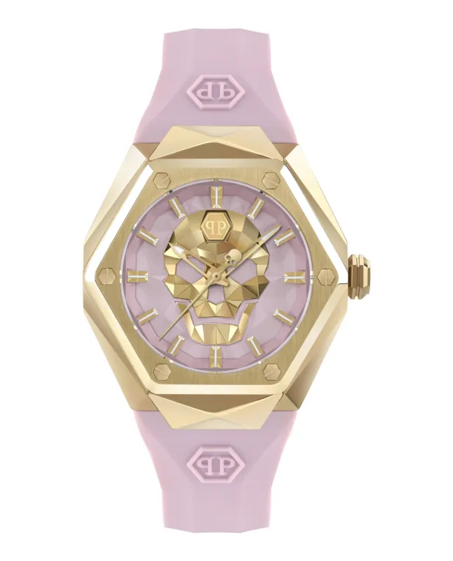 Philipp Plein The $kull Spikes Silicone Watch sold by Zulily