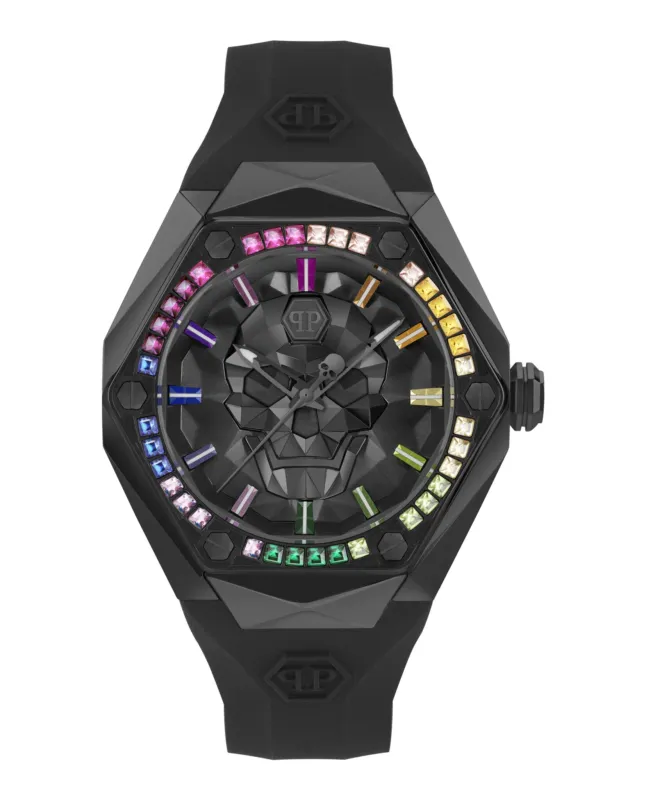 Philipp Plein The $kull Spikes Crystal Watch sold by Zulily