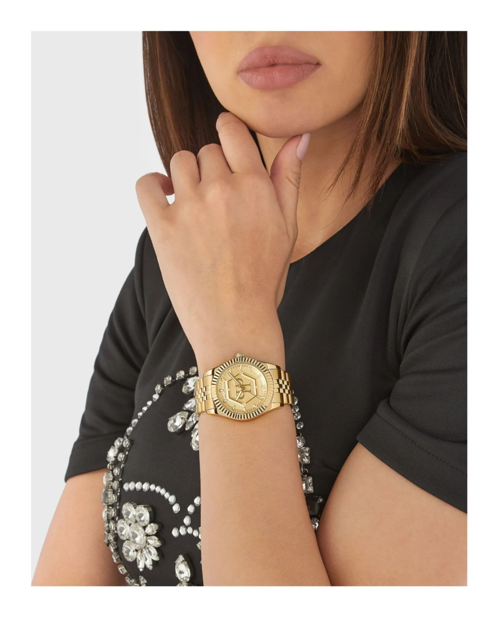 Philipp Plein Date Superlative Bracelet Watch sold by Zulily product image thumbnail 5