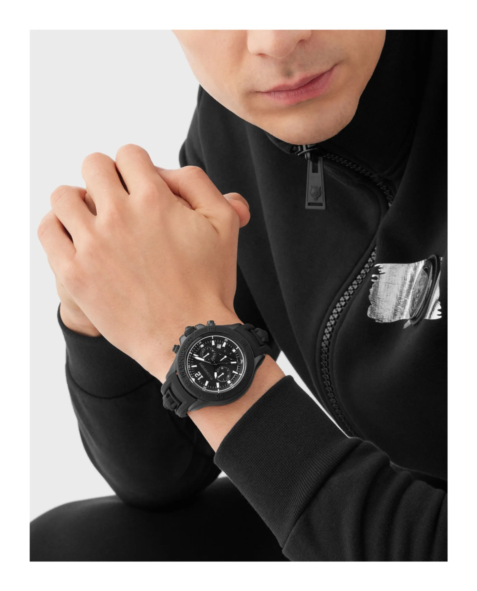 Plein Sport Warrior Tech Chronograph Watch sold by Zulily product image thumbnail 5