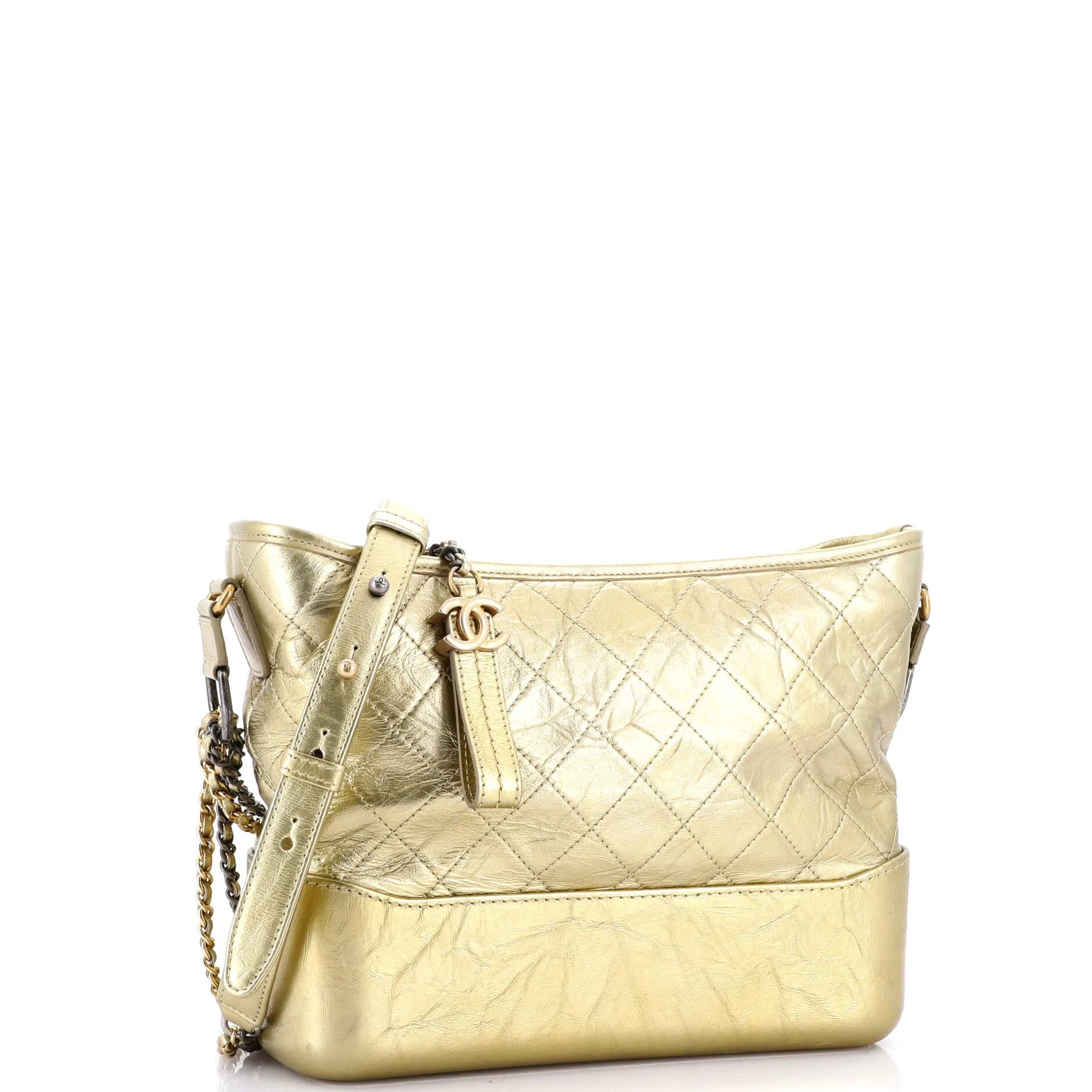 Pre-Loved Chanel Gabrielle Hobo Quilted Aged Calfskin Medium sold by Zulily product image thumbnail 2