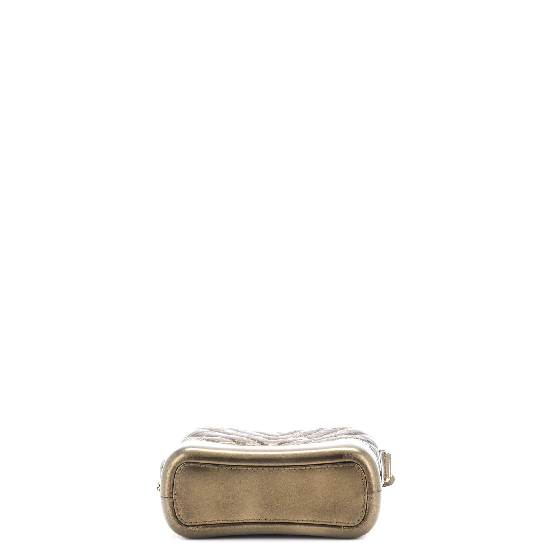 Pre-Loved Chanel Gabrielle Hobo Chevron Metallic Aged Calfskin Small sold by Zulily product image thumbnail 4