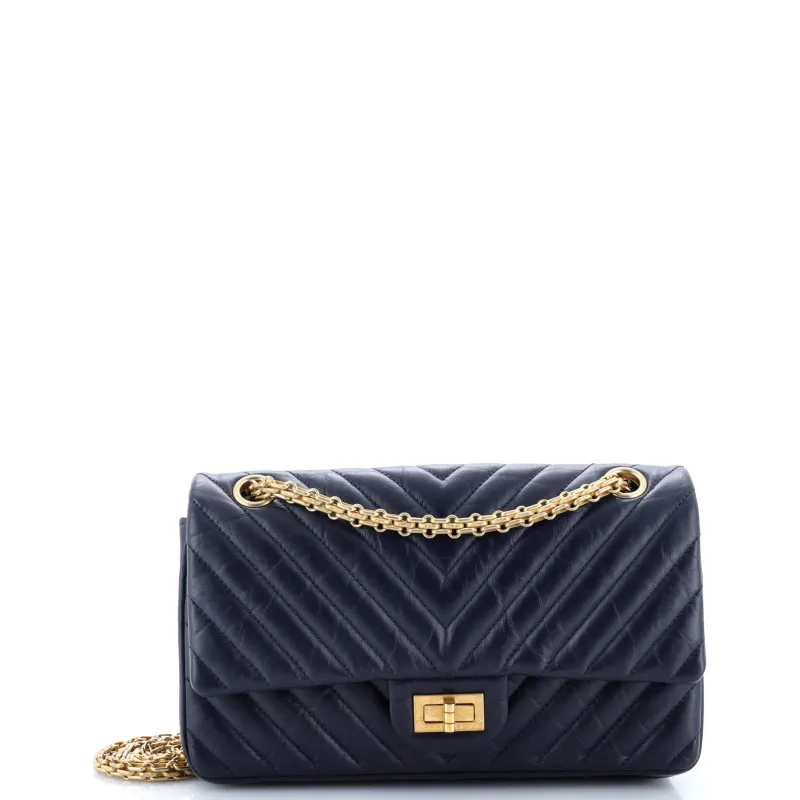 Pre-Loved Chanel Reissue 2.55 Flap Bag Chevron Aged Calfskin 225 sold by Zulily