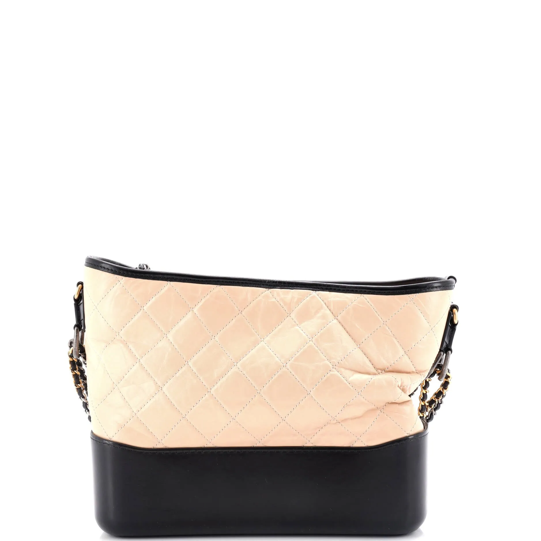 Pre-Loved Chanel Bicolor Gabrielle Hobo Quilted Aged Calfskin Medium sold by Zulily product image thumbnail 3