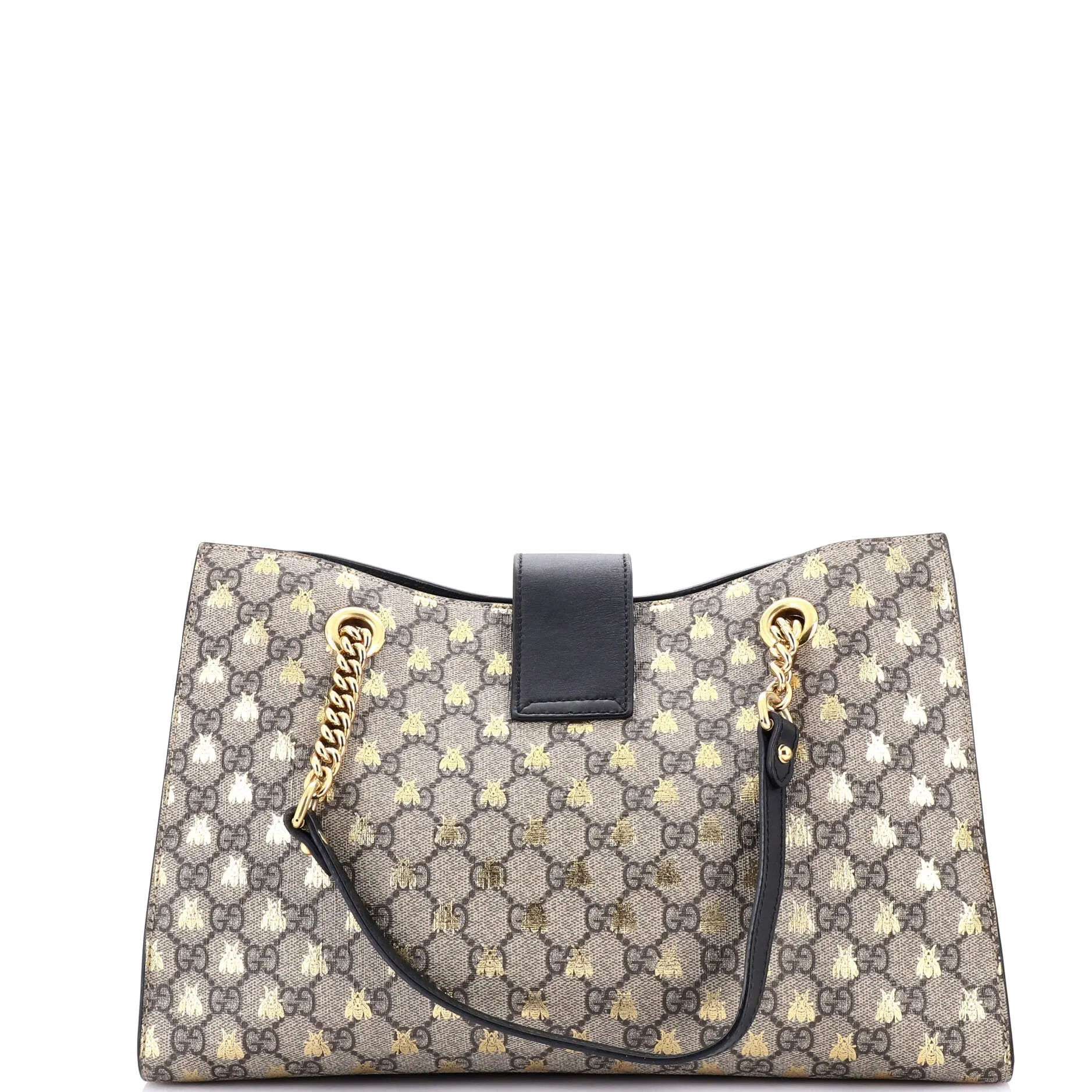 Pre-Loved Gucci Padlock Chain Tote Printed GG Coated Canvas Medium sold by Zulily product image thumbnail 3