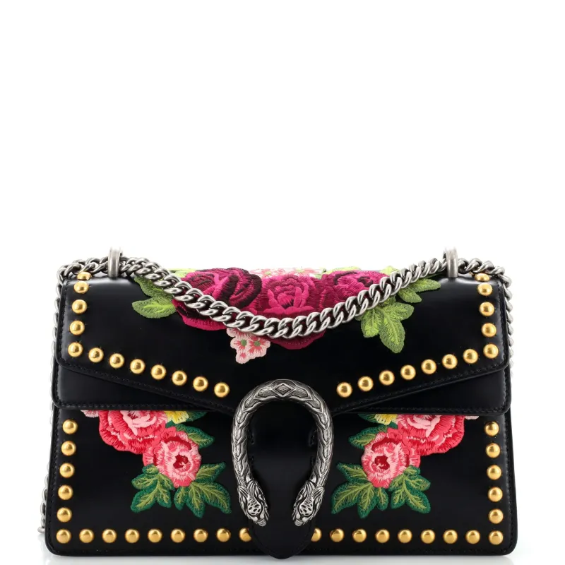 Pre-Loved Gucci Dionysus Bag Embroidered Studded Leather Small sold by Zulily