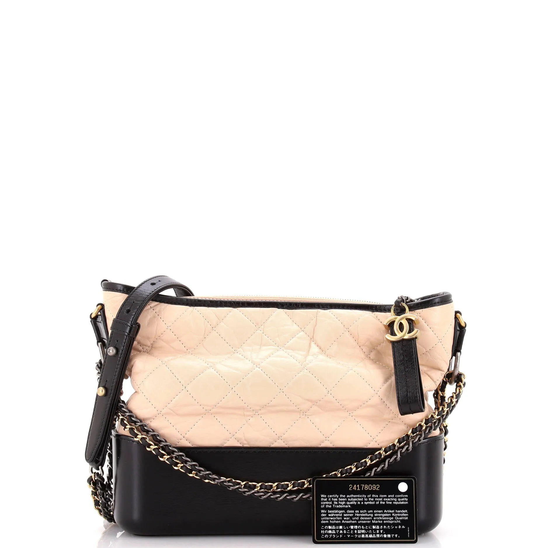 Pre-Loved Chanel Gabrielle Hobo Quilted Aged Calfskin Medium sold by Zulily product image thumbnail 2