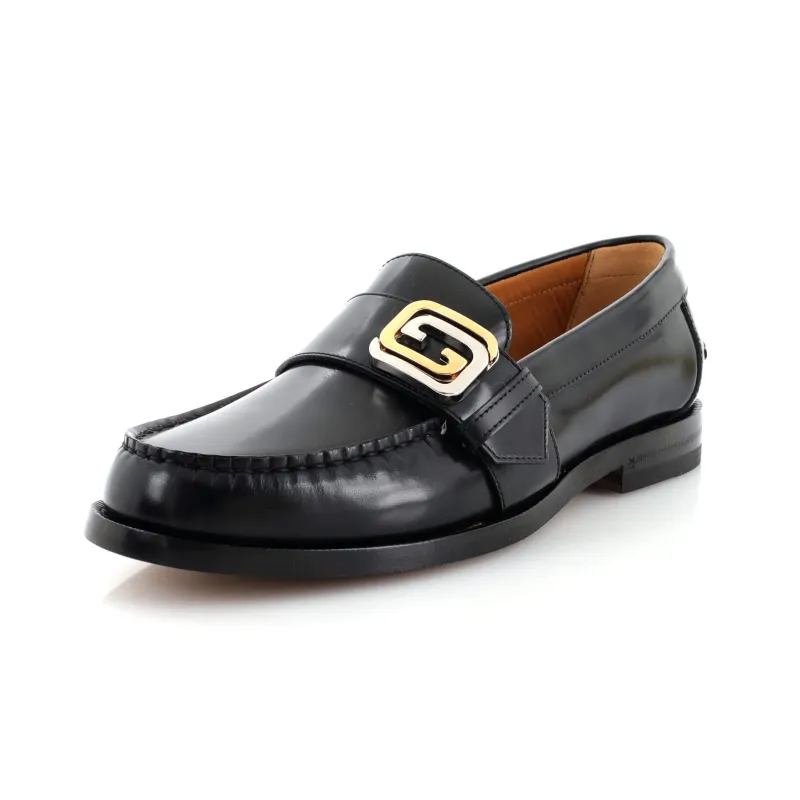 Pre-Loved Gucci Men's GG Buckle Loafers Leather sold by Zulily