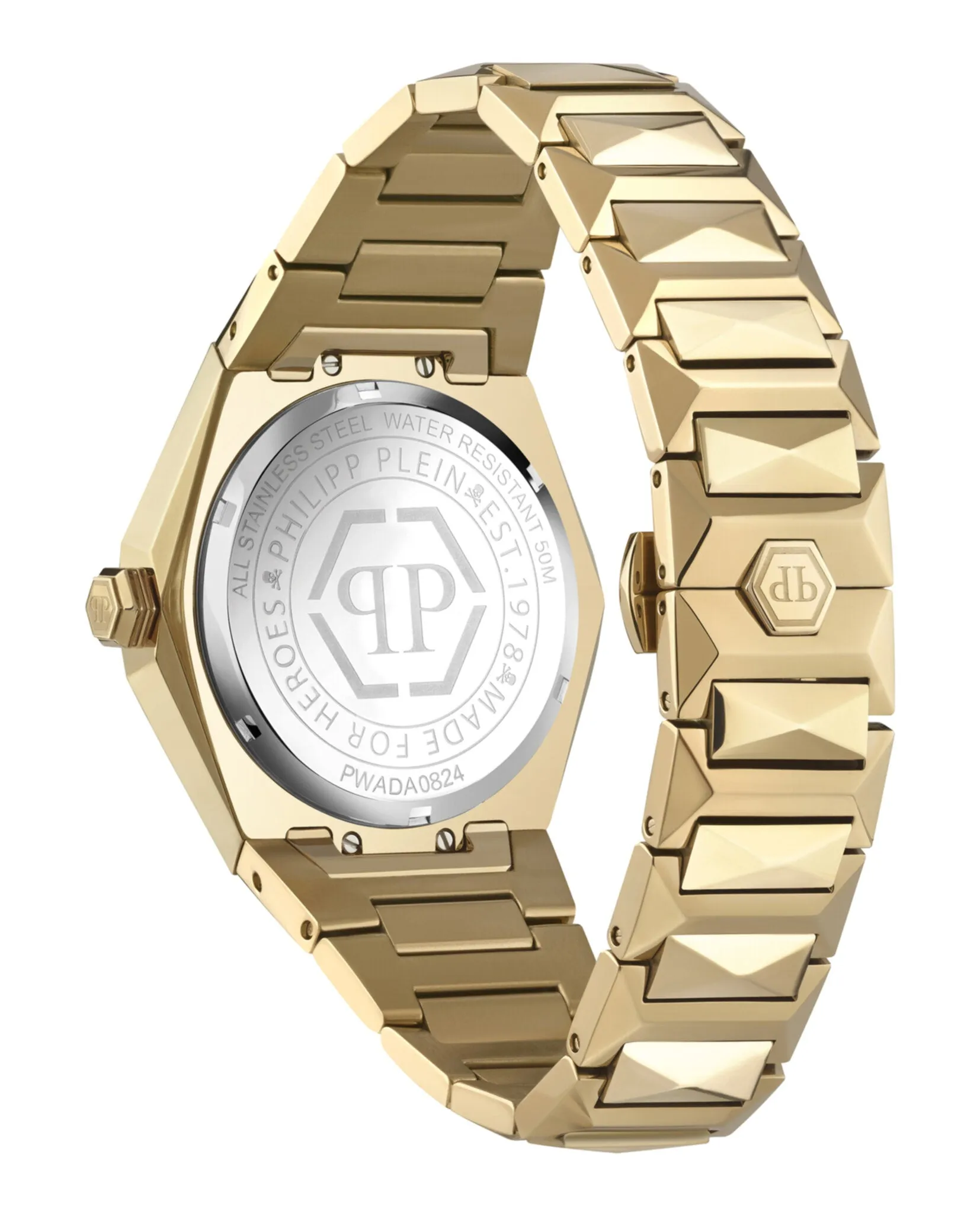 Philipp Plein The $kull Spikes Silicone Watch sold by Zulily product image thumbnail 3