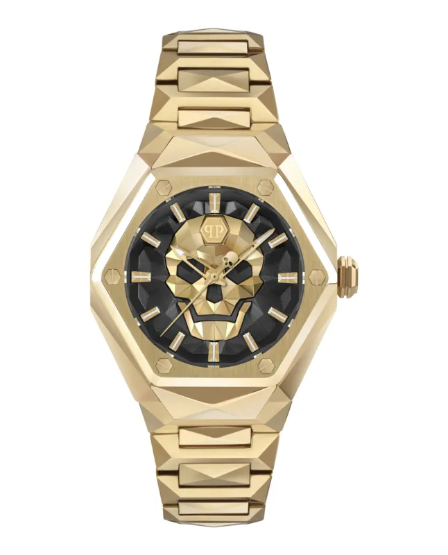 Philipp Plein The $kull Spikes Silicone Watch sold by Zulily